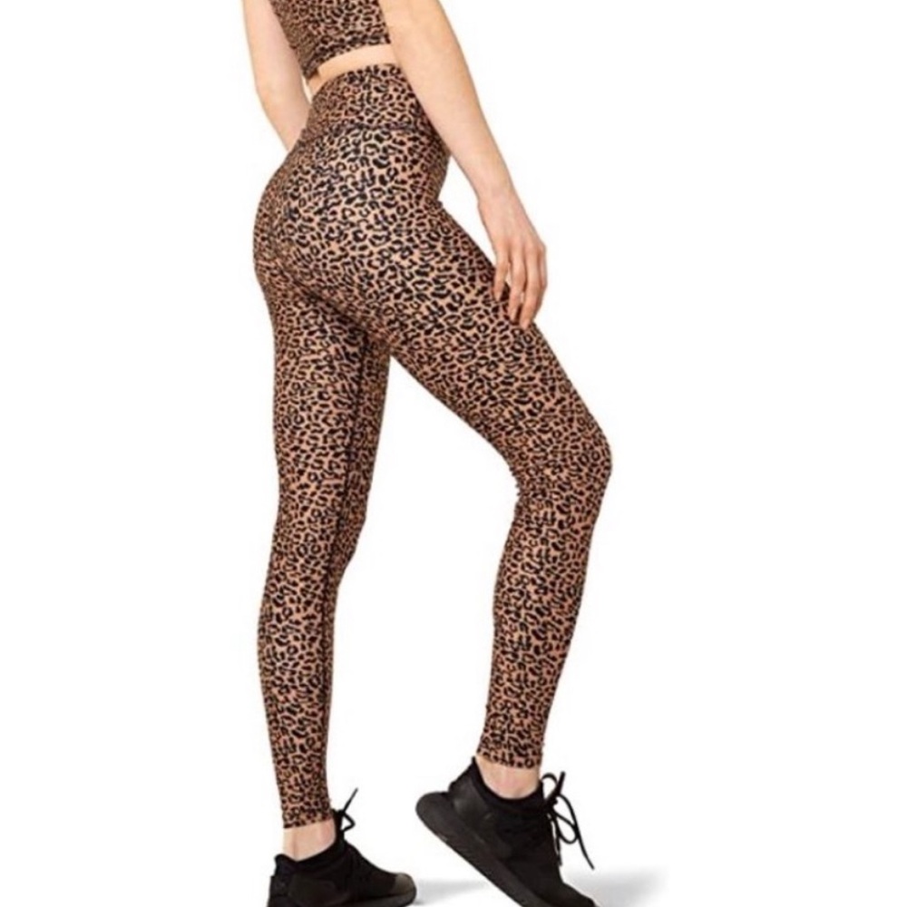 NWT Kyoden Leopard Print High-Waist Leggings size small